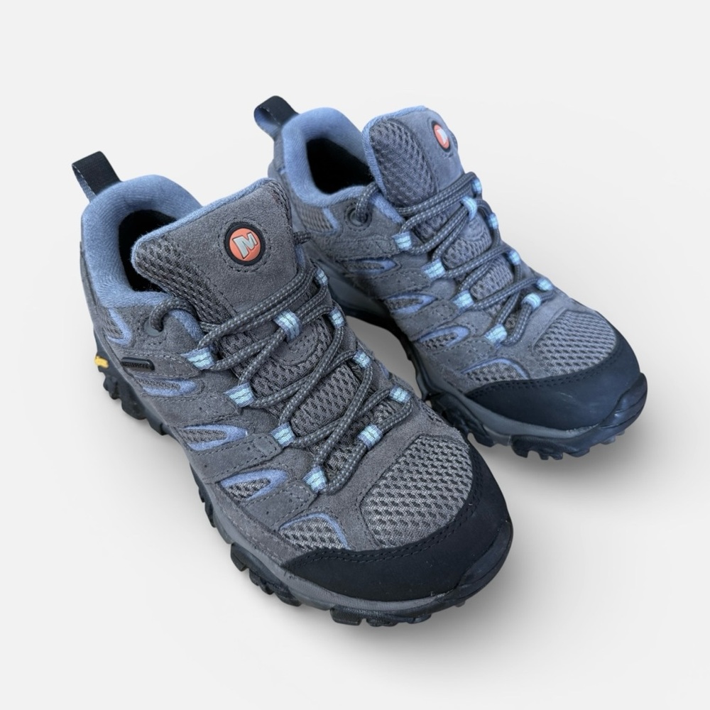 Merrell Women’s Size 5 Moab 2 WP Granite Hiking Shoes - Picture 1 of 12